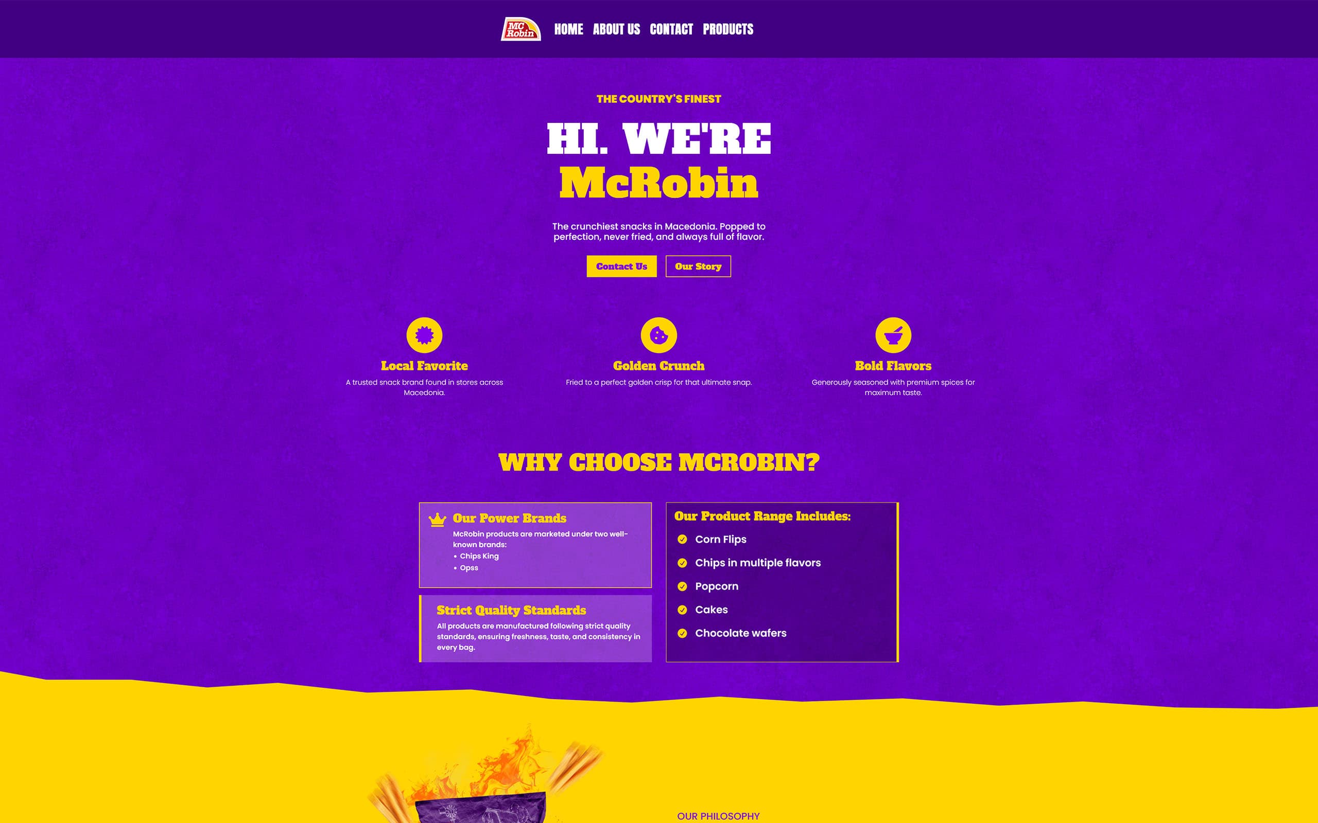 McRobin website redesign showcase